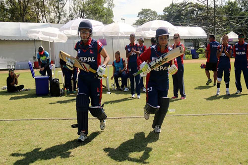 महिला विश्वकप छनोट क्रिकेटमा नेपाल युएइसँग पराजित
