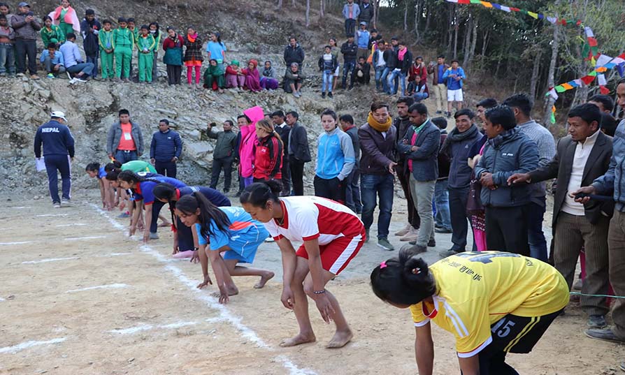 सुनापतिमा जारी राष्ट्रपति रनिङ शिल्डको एथ्लेटिक्स सकियो, भलिबल सेमिफाइनलमा