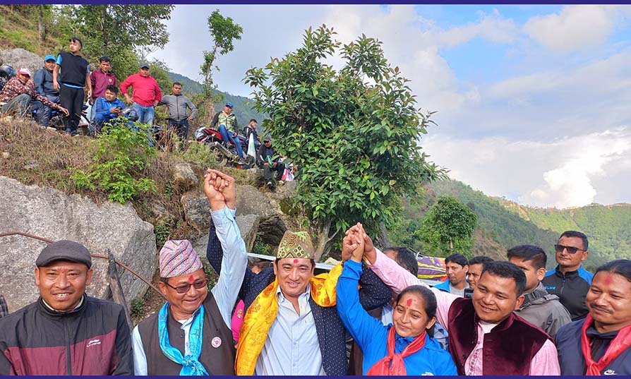 खाँडादेविमा काँग्रेस– माओवादी गठबन्धन, चुनावी अभियान तीब्र