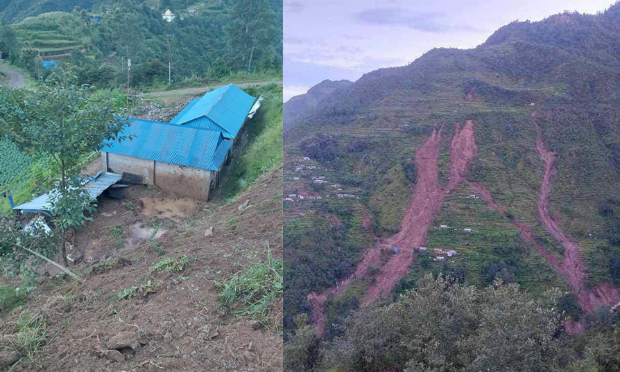 दोरम्बाको लेकखर्कमा पहिरोमा परी ११ जना बेपत्ता, थप विवरण आउँन बाँकी